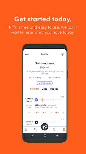 riffr - social (micro) podcasting screenshot 4