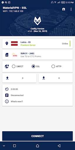 MaterialVPN sLite screenshot 3