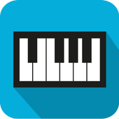 Piano keyboard with Song&amp;Music icon