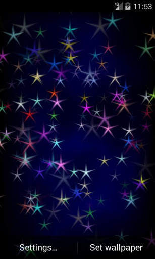 Shiny Stars Live Wallpaper screenshot 4