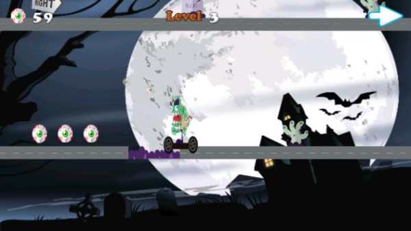 zombie Plants Hoverboard Road screenshot 4