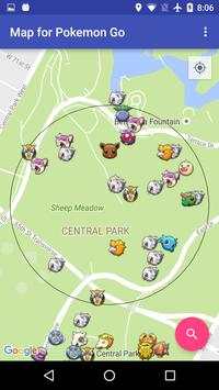 Map for Pokemon Go screenshot 1