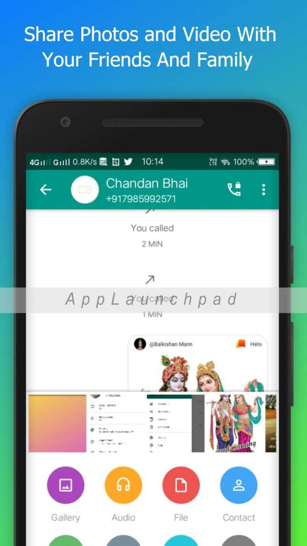 Bharat messenger -  With Free Voice & Video Calls screenshot 4