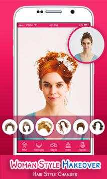 Women Hair Style Photo Editor : Hairstyle Salon screenshot 1