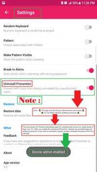 APP Lock TM screenshot 3