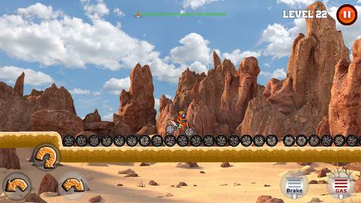 Moto XM hill climb - Amazing race screenshot 5
