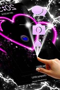 Pink Heart Locker Theme 5 تصوير الشاشة