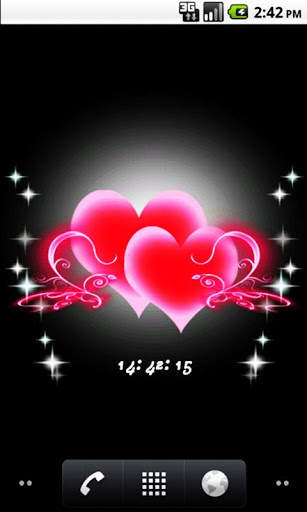 Hearts and Flowers LWP Free screenshot 2