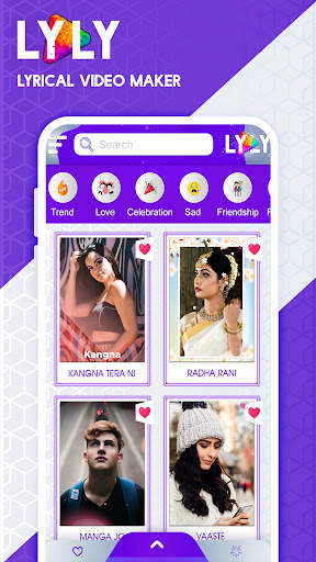LYLY: Lyrical Video Maker screenshot 1