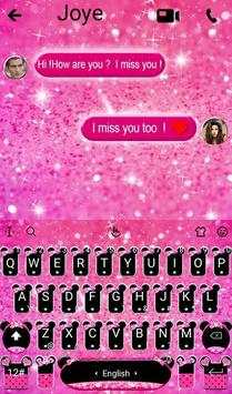 Pink Cute Bowknot Keyboard Theme screenshot 2