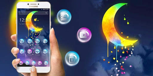 Quiet Glitter Star Moon Theme screenshot 4