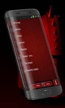 الأحمر المعدنية Poweramp 4 تصوير الشاشة