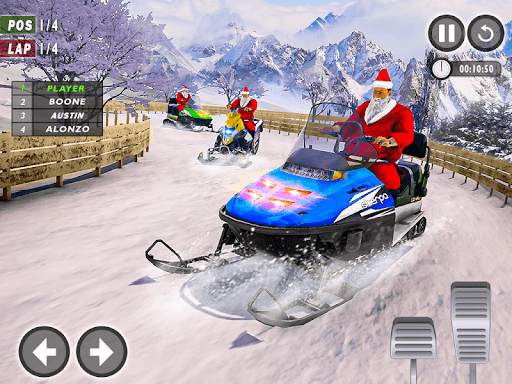 Santa Atv Snow Bike Racing 2021 : Quad Bike Race screenshot 15