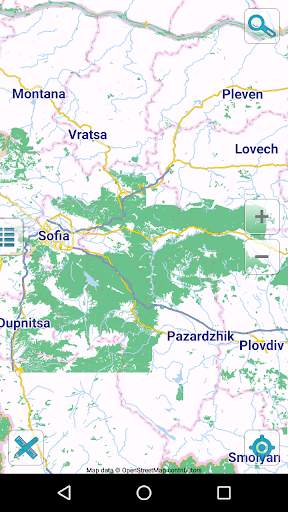 Map of Bulgaria offline screenshot 1