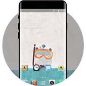 OS launcher Themes for iPhone 5 wallpaper &amp; Icon icon