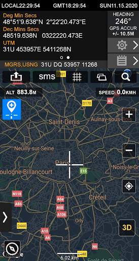 GPS Location Info, SMS Coordinates, Compass   screenshot 6