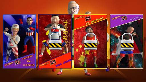 Modi Fighting Game - 3d Fighting Game ! Attack ! screenshot 2