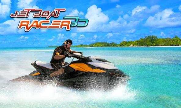 Jet boat racing 3D: water surfer driving game screenshot 2