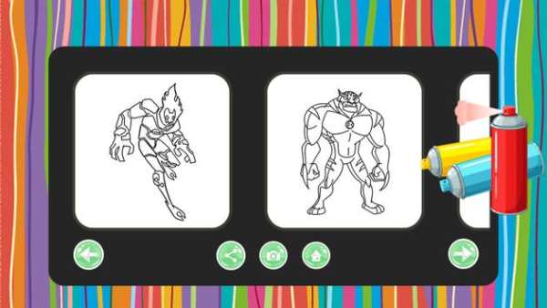 Cartoon Ben 10  - Free Coloring Book screenshot 2