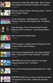 Learn To Draw Cartoons screenshot 2
