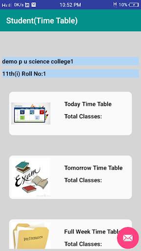 TG Student screenshot 2