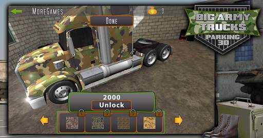 Big Army Trucks Parking 3D screenshot 9