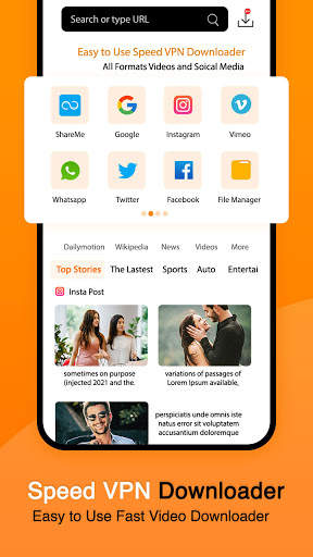 Speed VPN Downloader – Fast Download All Video screenshot 2