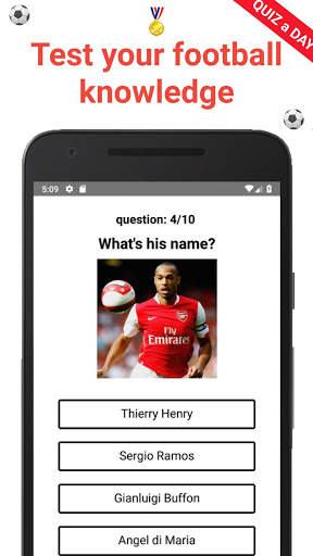 Football Quiz FIFA & UEFA screenshot 1
