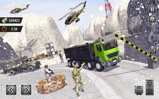 US Army Cargo Transport Truck Driving Simulator screenshot 2