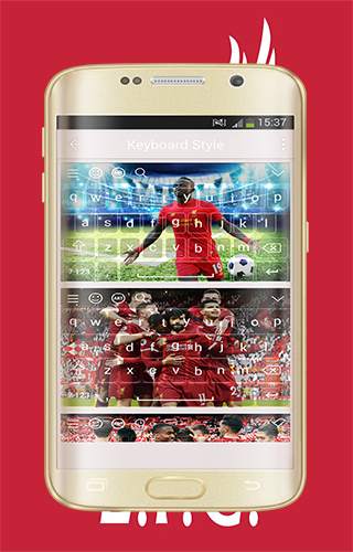 keyboard theme for Liverpool screenshot 2