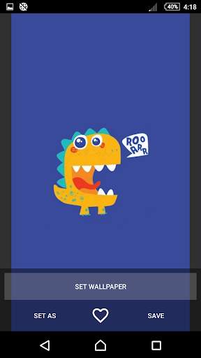 Cute Dinosaur Wallpaper screenshot 3