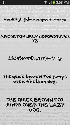 Handwritten Fonts for Android screenshot 7