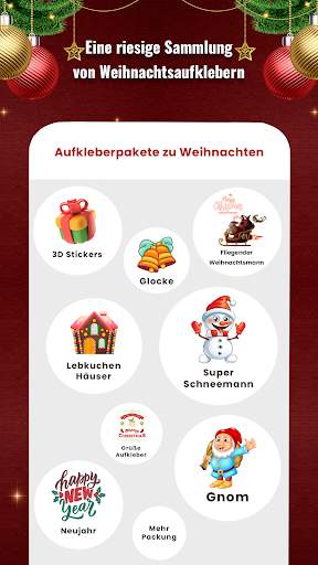 Weihnachtsaufkleber WASticker screenshot 1