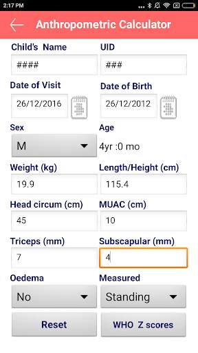 AnthroCal screenshot 1