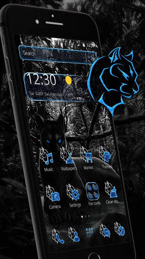 Spiteful Black Pantera Theme screenshot 1