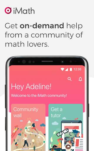 iMath - Homework help and online tutoring screenshot 1