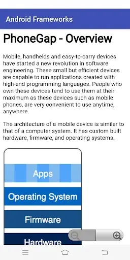 Frameworks for Android screenshot 2