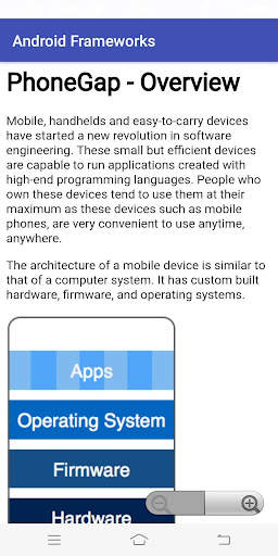 Frameworks for Android screenshot 2