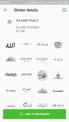 ISLAMIC Stickers for Whatsapp - WAStickerApp screenshot 3
