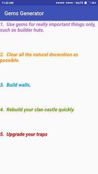 Gems Calc for  Clash of Clans screenshot 6