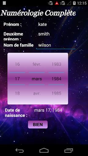 Numérologie complète horoscope screenshot 1