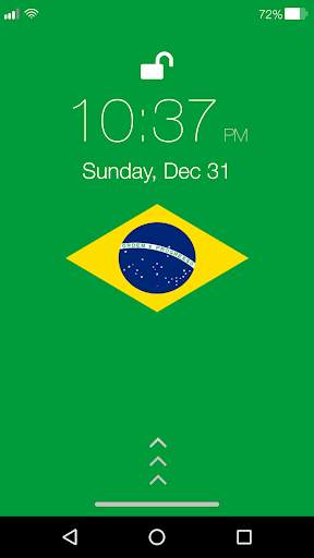 Brasil Pin Lock Screen 4 تصوير الشاشة