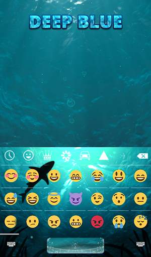 Deep Blue Keyboard Wallpaper screenshot 5