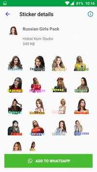 Beautiful Sexy Girls Stickers For WhatsApp screenshot 7