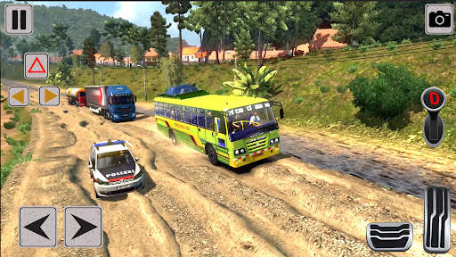 Mud Bus Driving Offroad Game. screenshot 4