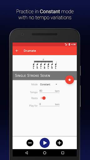 Drumate Free - Drum Rudiments screenshot 3