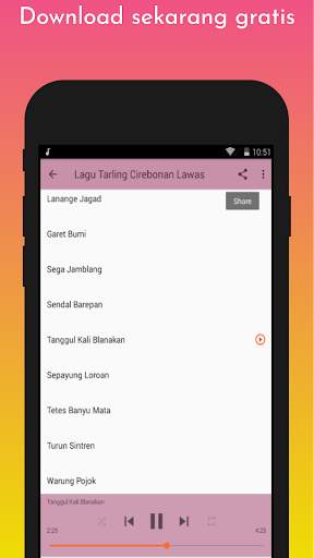 Lagu Tarling Cirebonan Lawas Offline screenshot 5