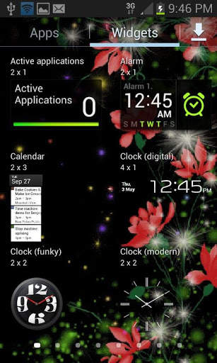 Red Flowers Magic LWP screenshot 3