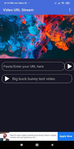 Video URL Stream screenshot 1
