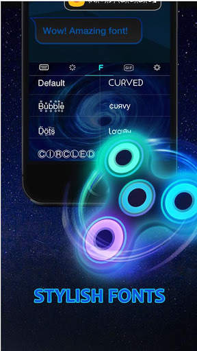 Fidget Spinner Keyboard Theme स्क्रीनशॉट 3